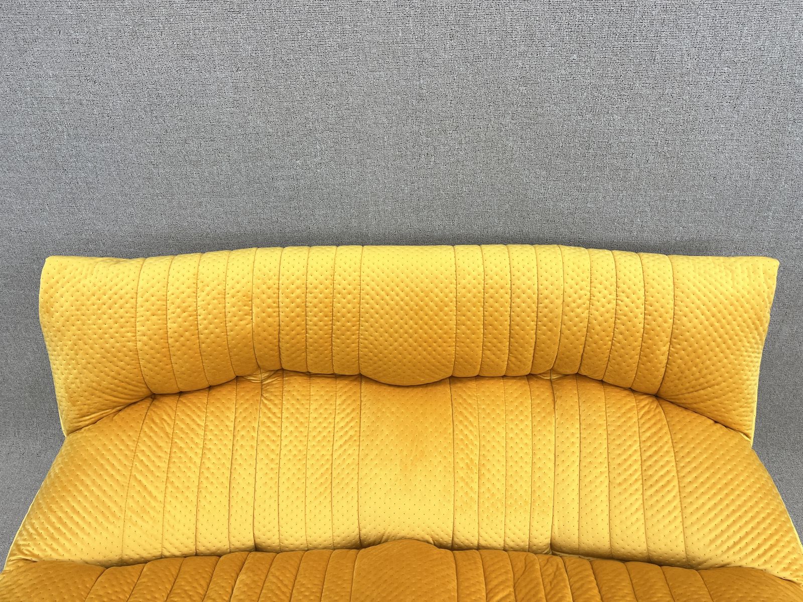 Yellow 2 Seater Aralia Sofa From Ligne Roset photo vintage