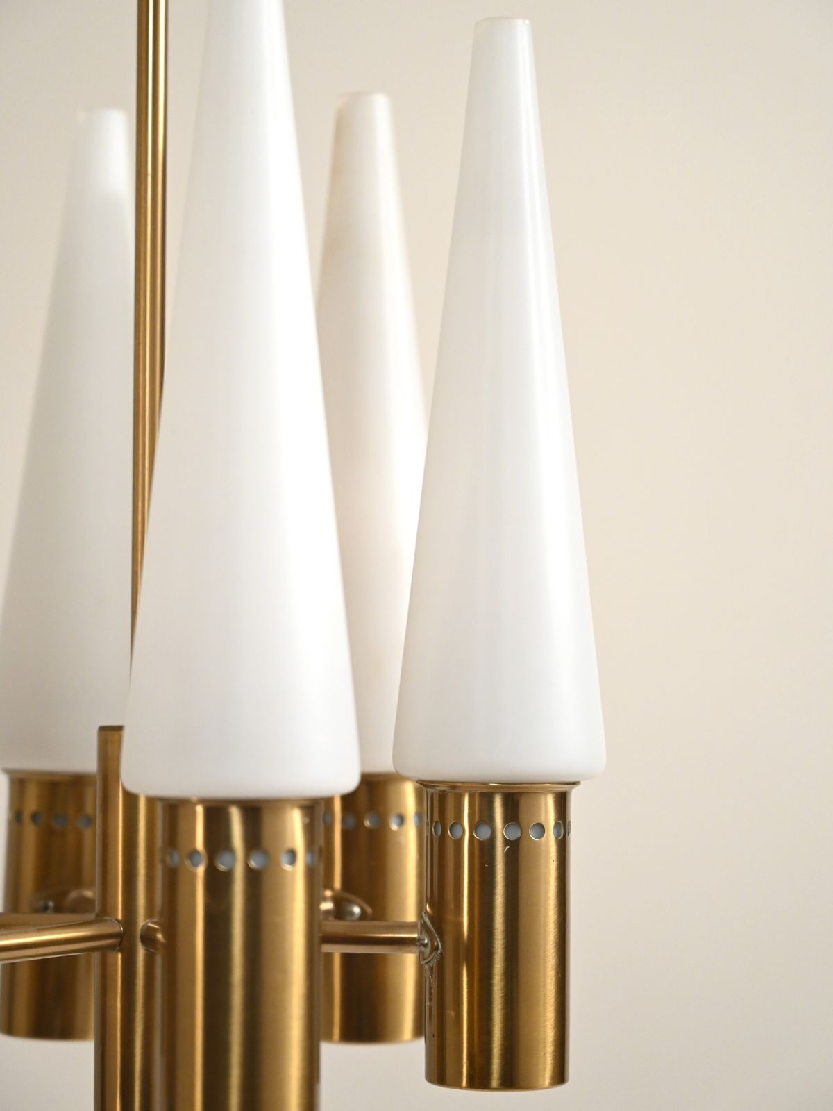1950s Brass And Glass Chandelier By Hans Agne Jakobs Son photo furniture