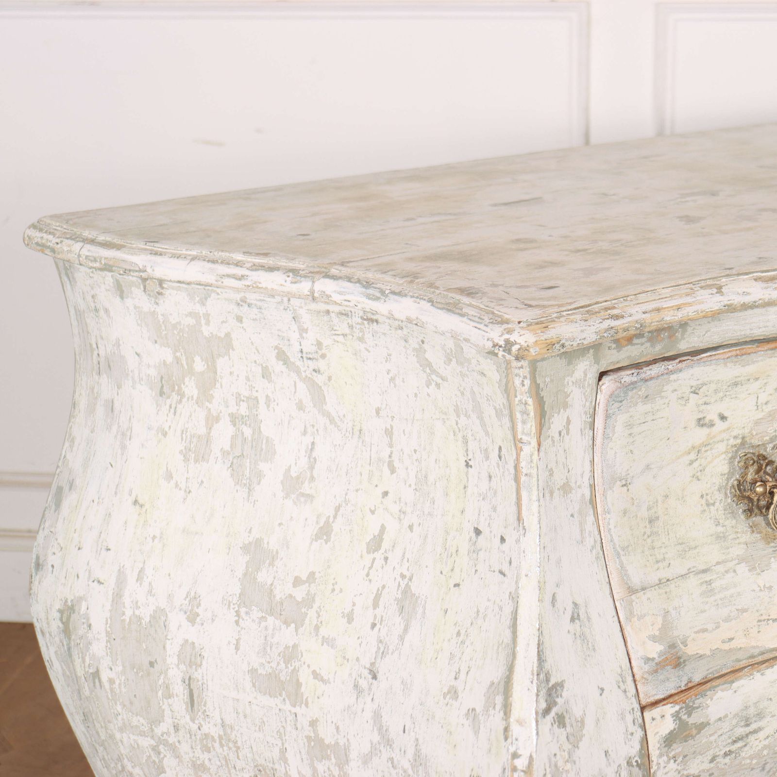 French Painted Two Drawer Commode photo furniture
