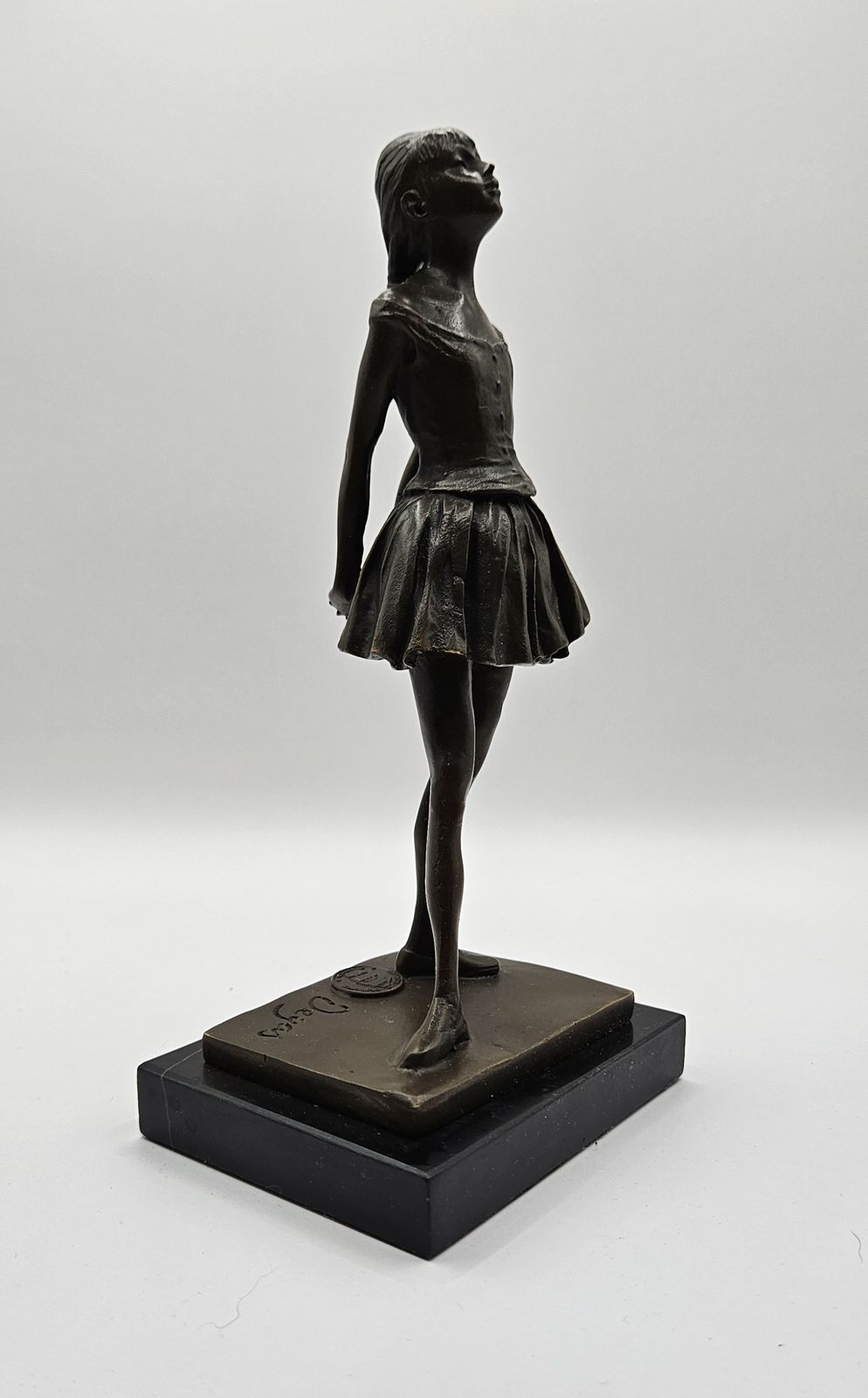 After Edgar Degas   Bronze Figure Of A Young Female Dancer photo furniture