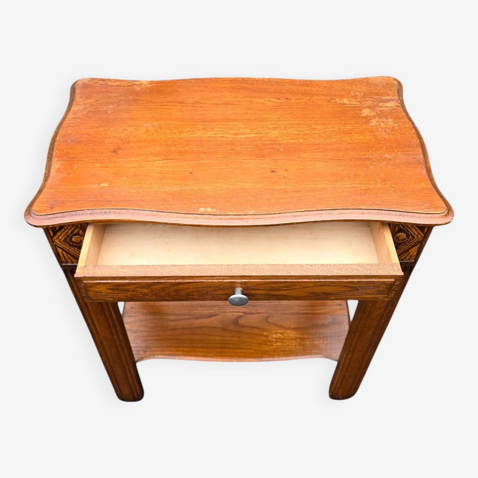 Art Deco Bedside Table   Pedestal Table photo furniture