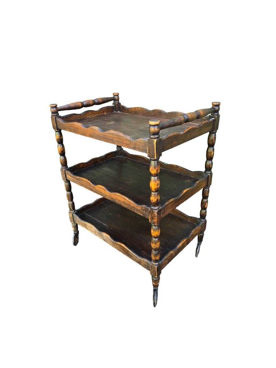 Old Wooden Serving Trolley photo Furniture