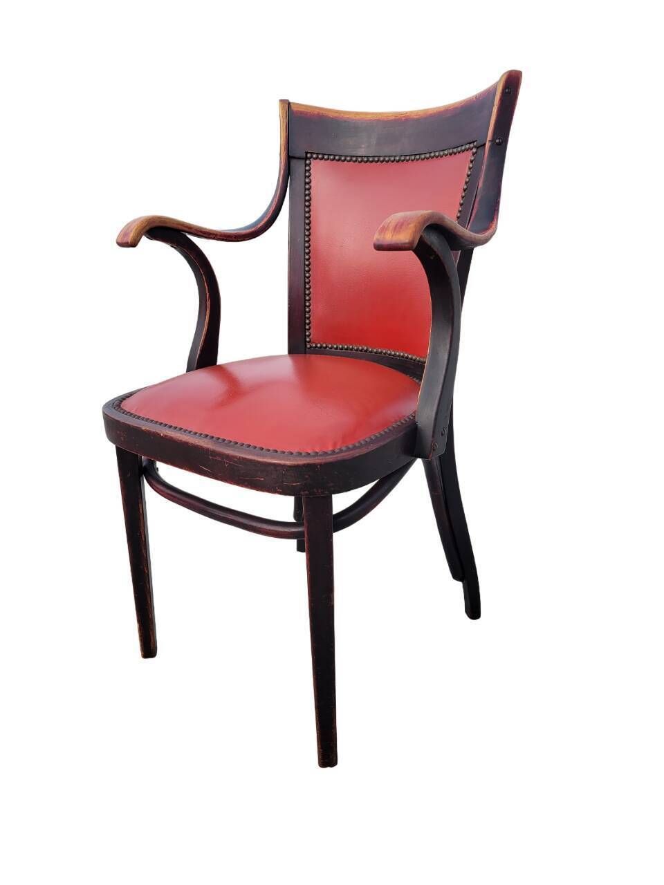 Set Of Two Original Thonet Armchairs By Adolf Loos photo vintage
