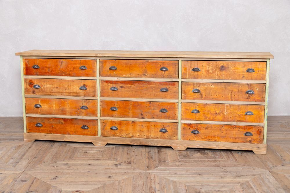Vintage Multi Drawer Kitchen Dresser Sideboard