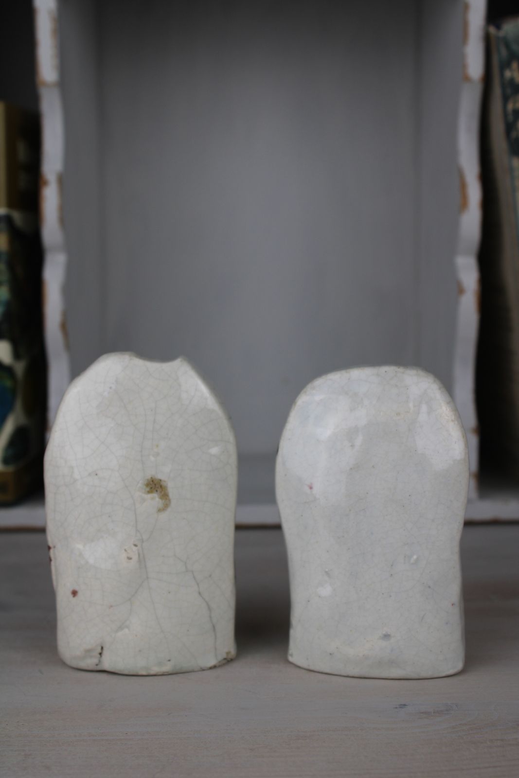Pair Of Small Staffordshire Flatback Figurines photo furniture