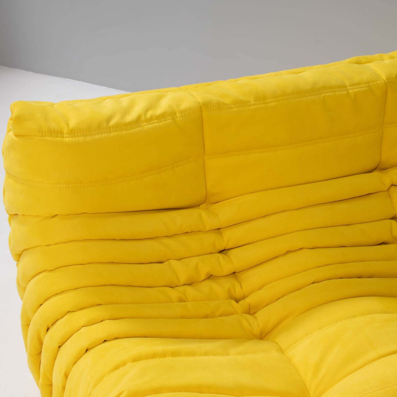 Ligne Roset By Michel Ducaroy Togo Yellow Modular Sofa, Set Of Three photo 7750.0