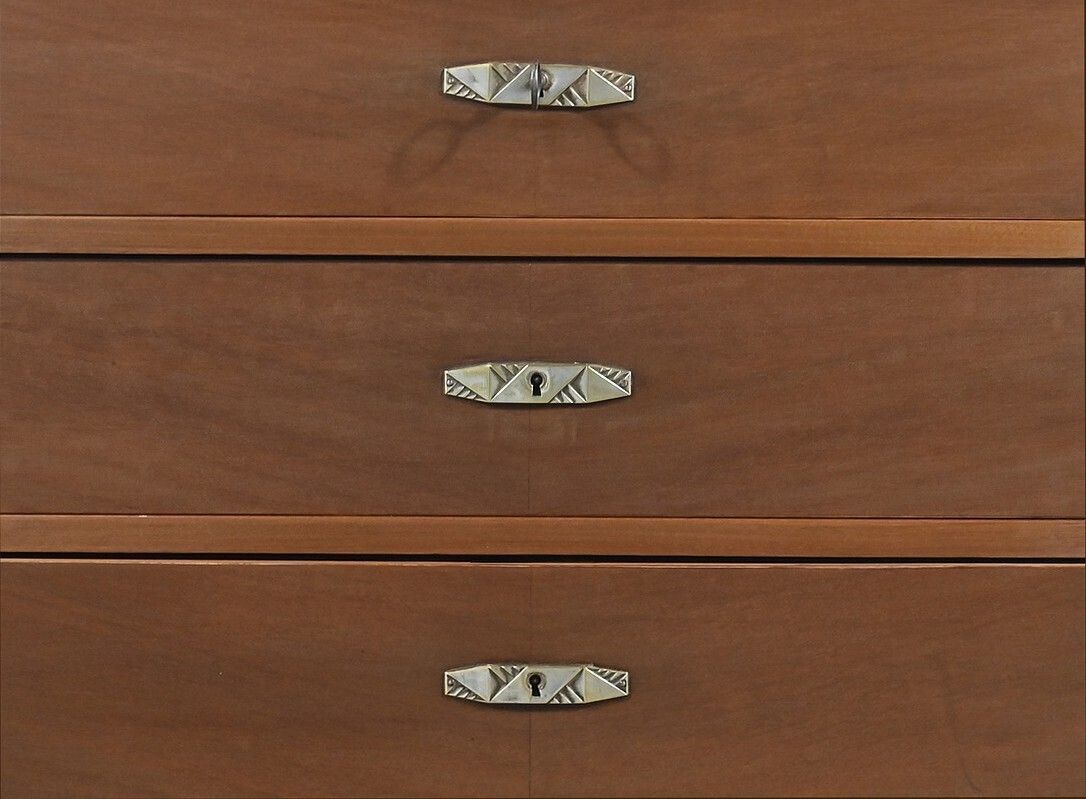 Small Chest Of Drawers In Mahogany Veneer, Art Deco – 1940 photo buy