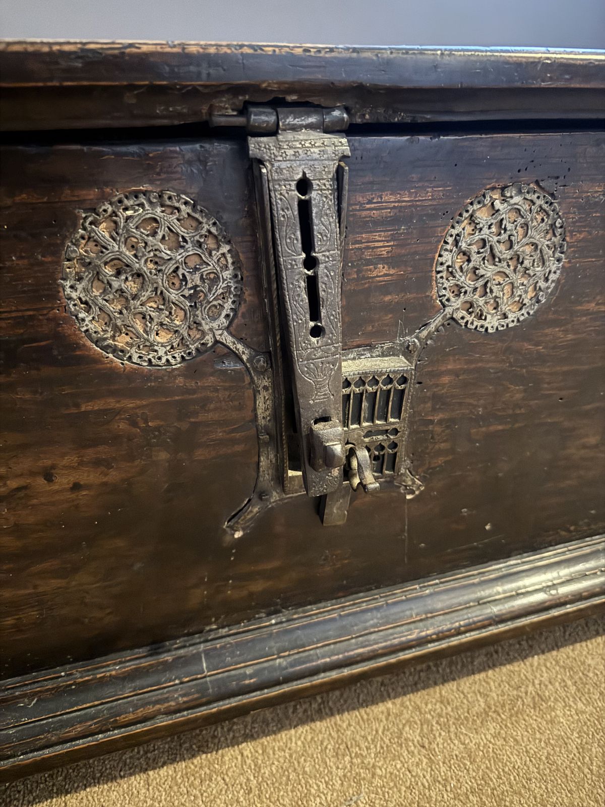 Rare 15th Century Italian Cassone Or Chest From Veneto Region photo for sale