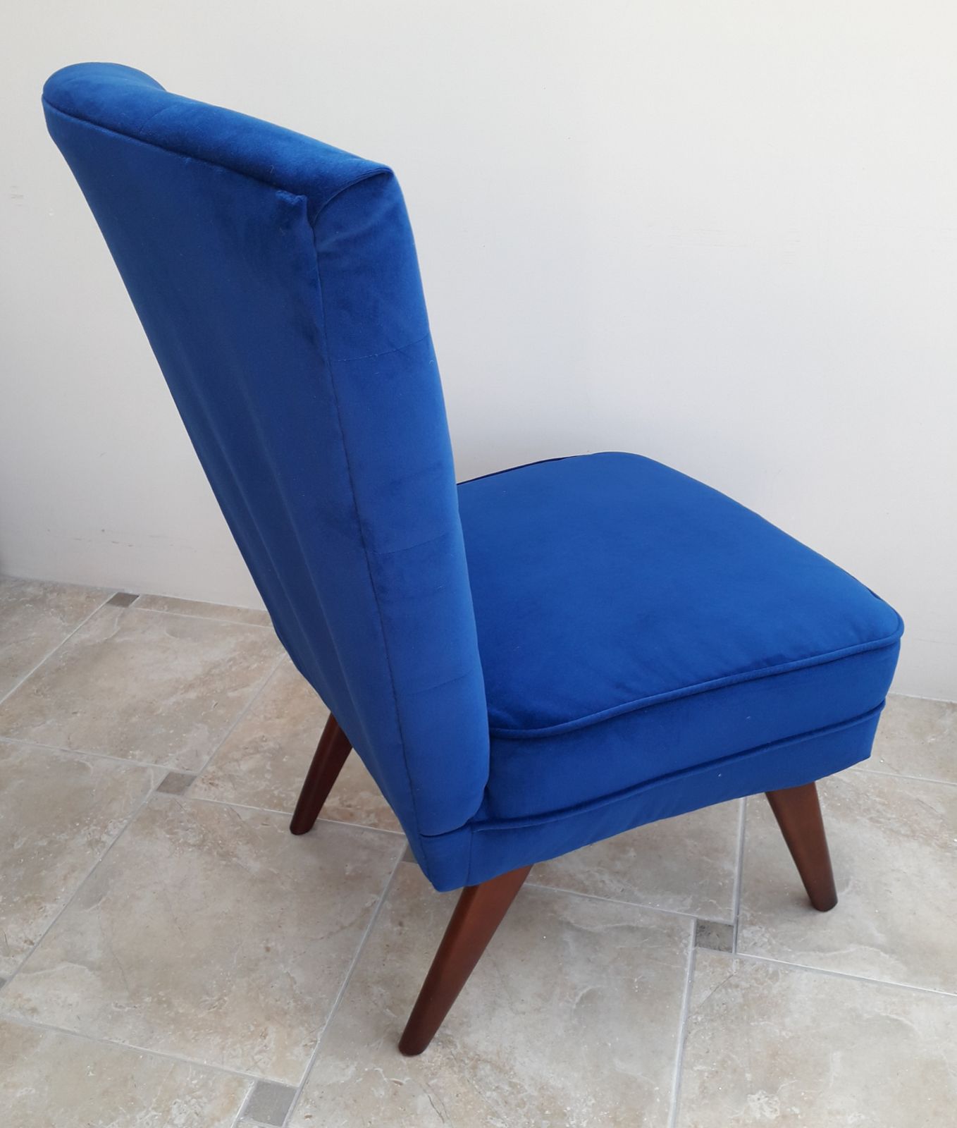 Vintage Mid Century Newly Re Upholstered Cocktail Nursing Bedroom Lounge Chair photo furniture