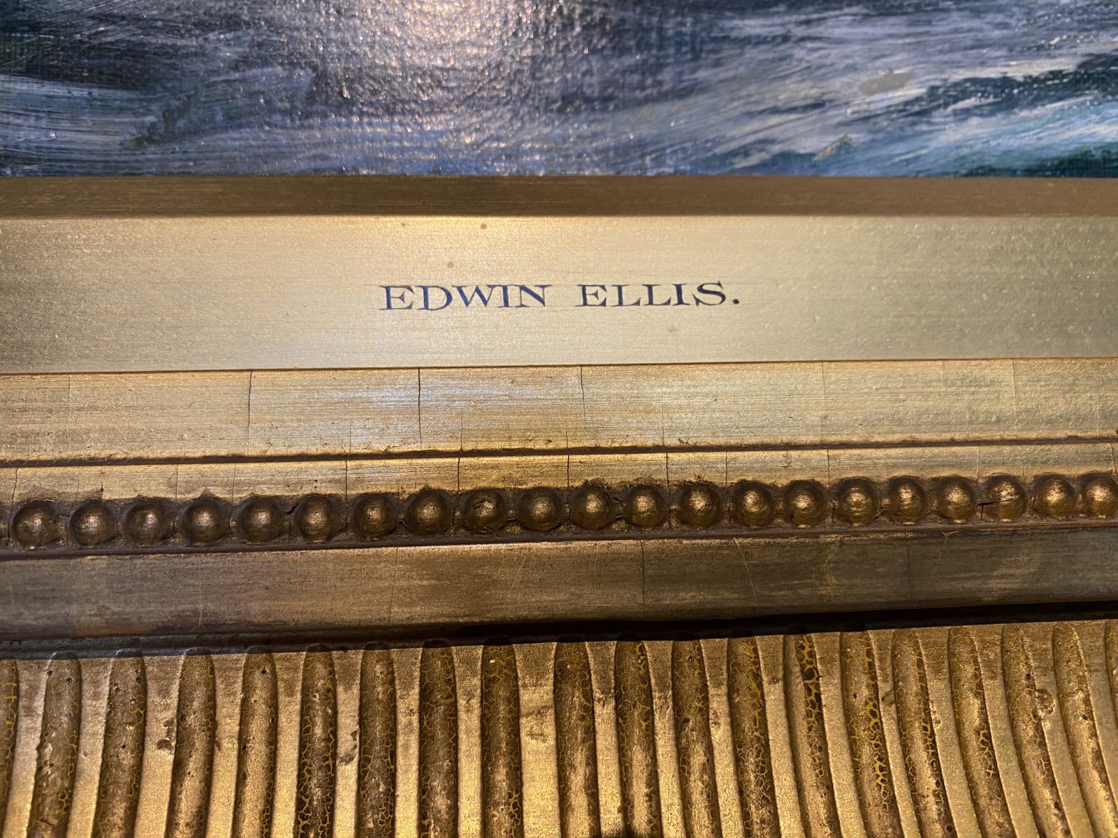 Nineteenth Century Impressionist Seascape By Edwin Ellis 1842 1895 photo 525.0