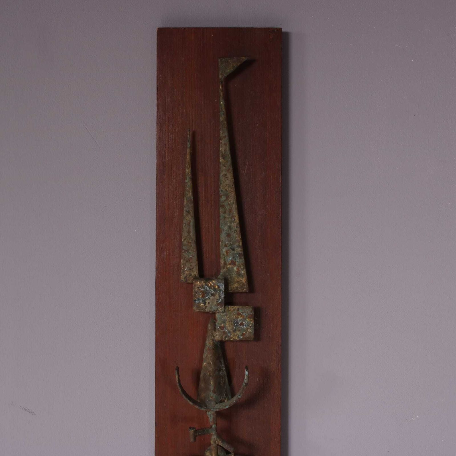 1960s Walter De Buck Brutalist Wall Sculpture From Belgium photo vinterior