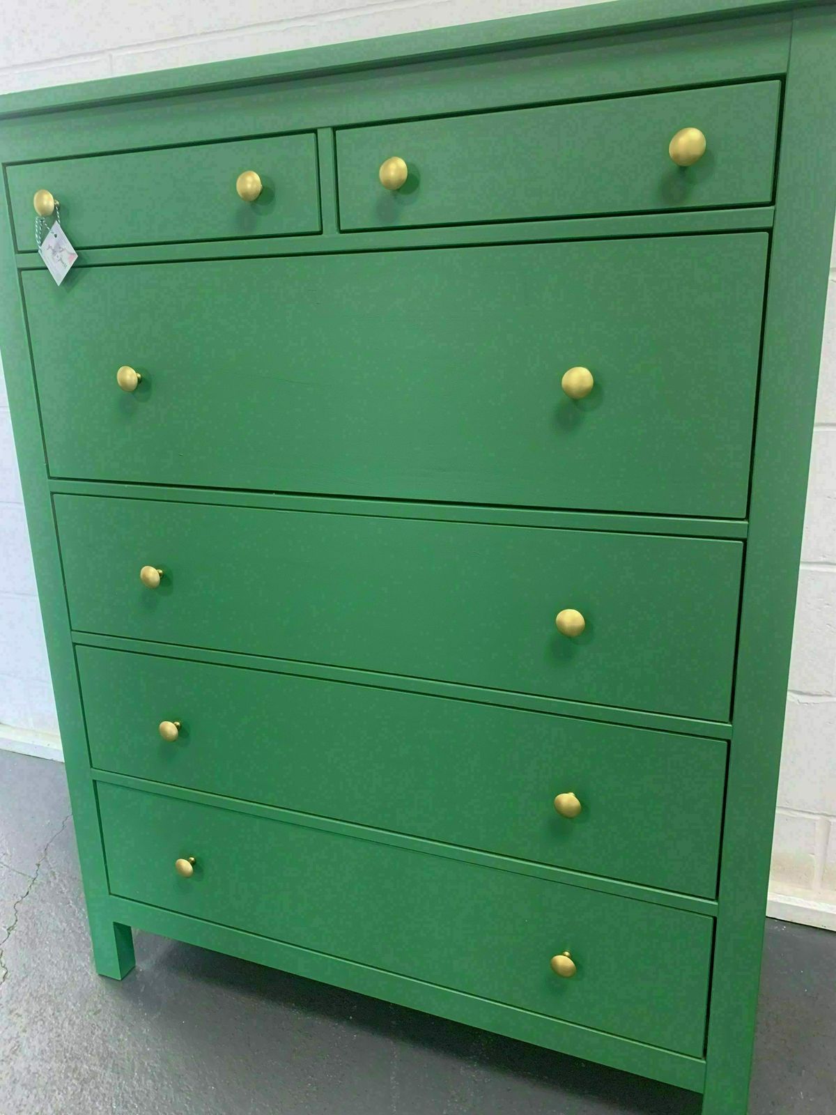 Large Chest Of Drawers Painted Bespoke Stencilled photo furniture