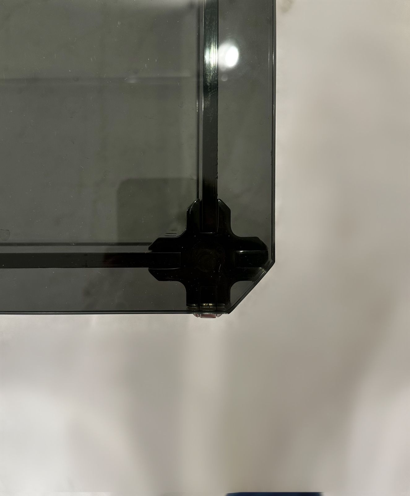 George Ciancimino Console In Chrome And Smoked Glass, 1970 photo furniture