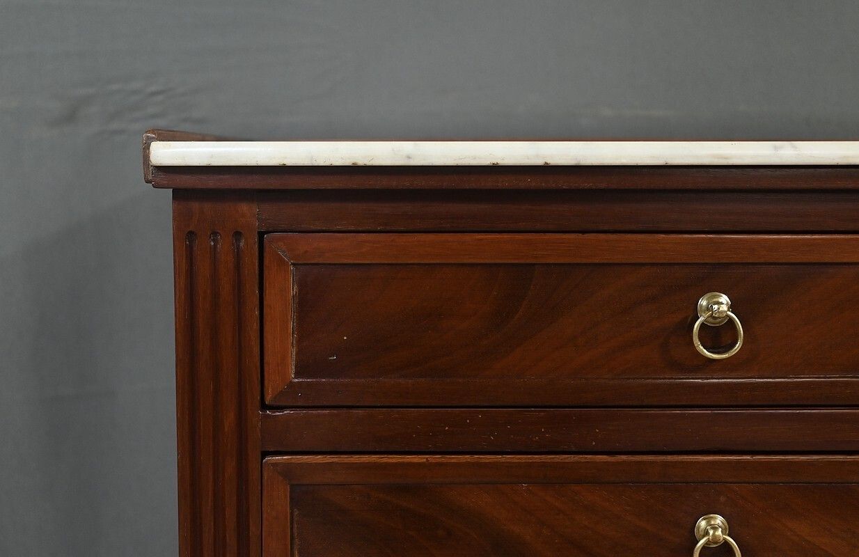 Small Mahogany Chest Of Drawers, Louis XVI Style – Part 2 Of The 19th Century photo buy