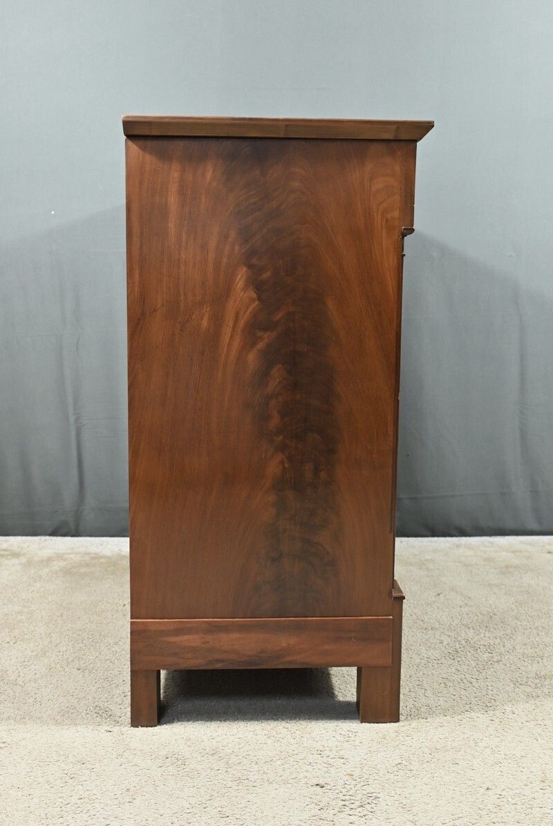 Mahogany Veneer Sideboard, Directoire Period – Early 19th Century photo vintage