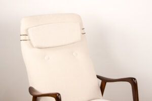 Grand fauteuil scandinave par Folke Ohlsson pour Westnofa, 1960 photo vintage