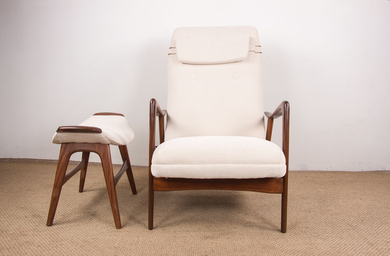 Mobilier Grand fauteuil scandinave par Folke Ohlsson pour Westnofa, 1960 photo