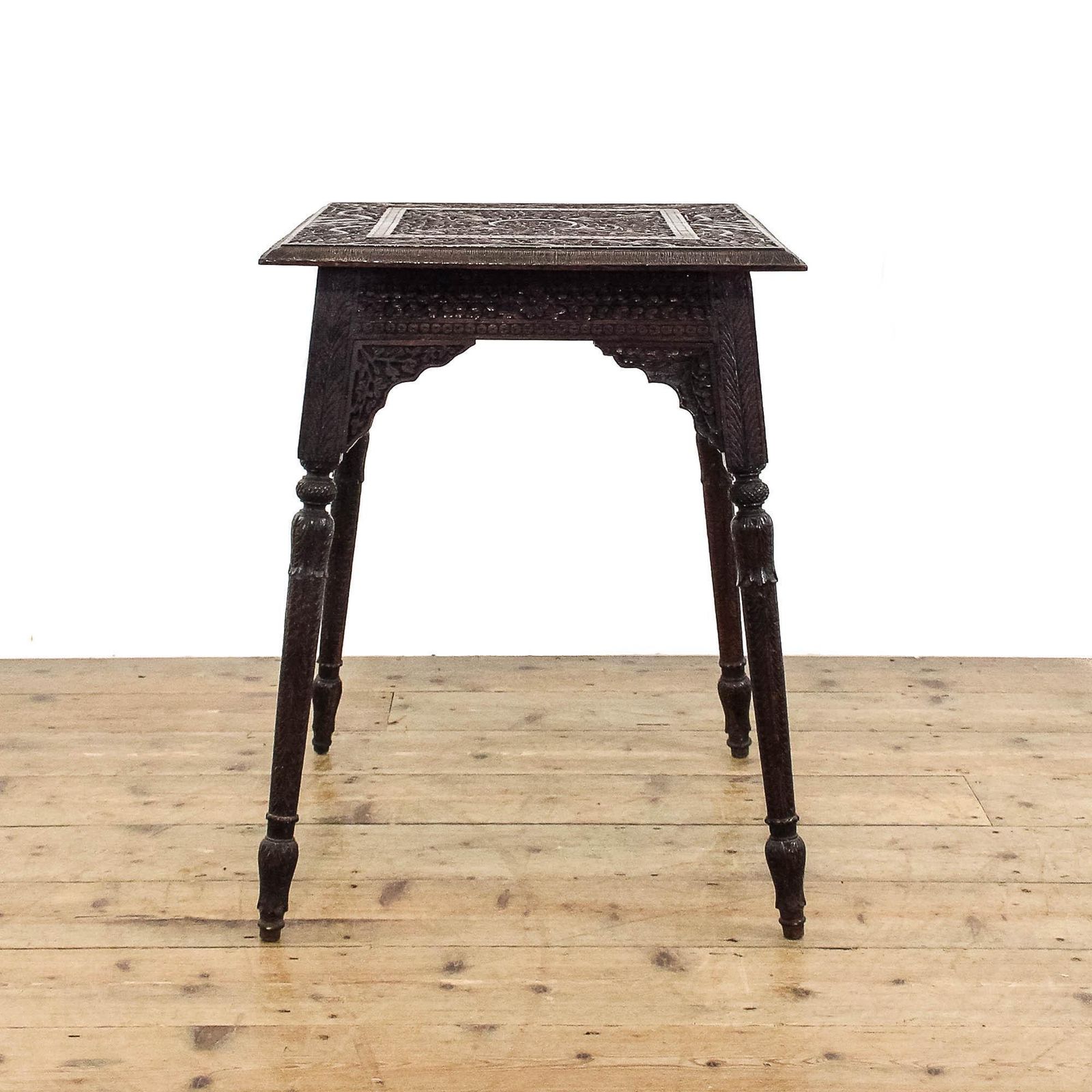Antique Anglo Indian Carved Side Table | Antique Side Table | Antique Carved Tables | Console Table photo furniture
