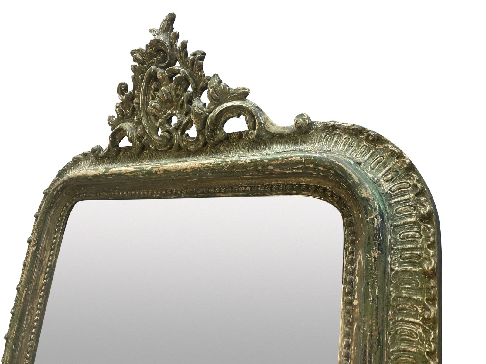 A French Louis XV Style Overmantel Mirror photo for sale