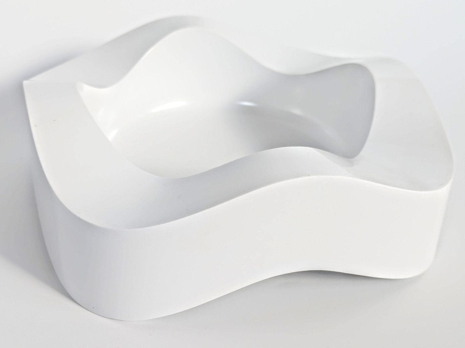 2 X Space Age Ashtrays | Black And White | Walter Zeischegg For Helit Germany, 1960's photo Home Decor