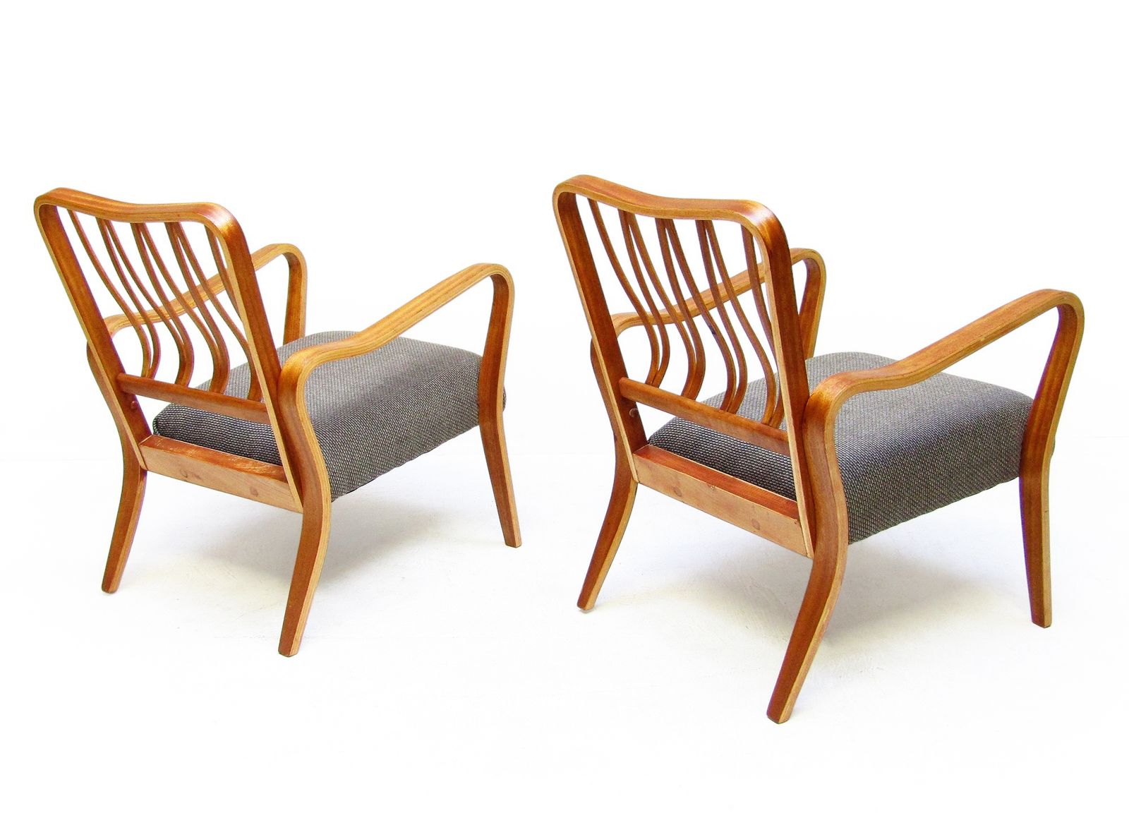 Two 1950s British "Linden" Lounge Chairs In Teak By G A Jenkins photo furniture