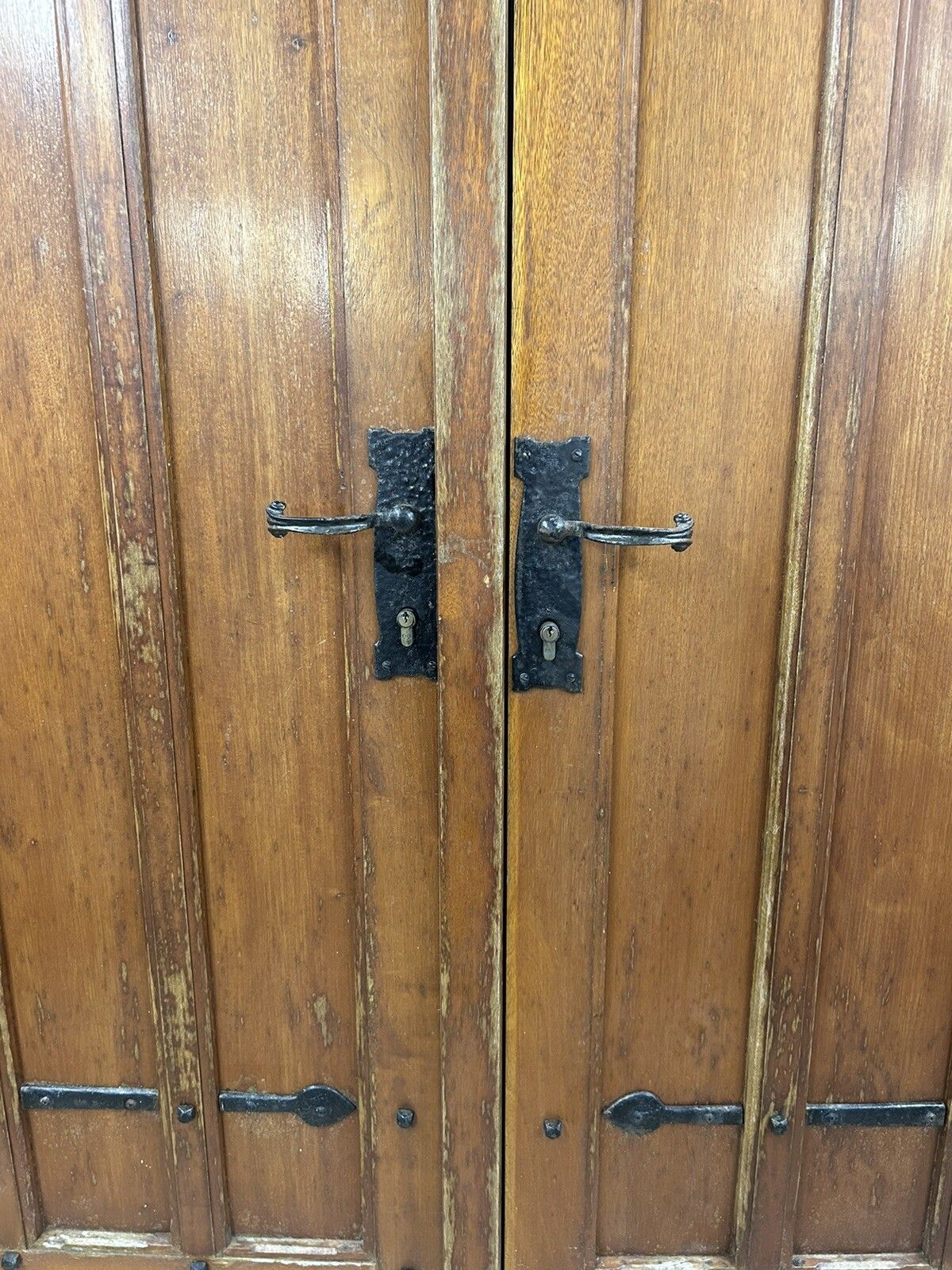 Large Solid Iroka Front Doors Period Style  Reclaimed Old Hardwood Arts & Crafts photo vinterior