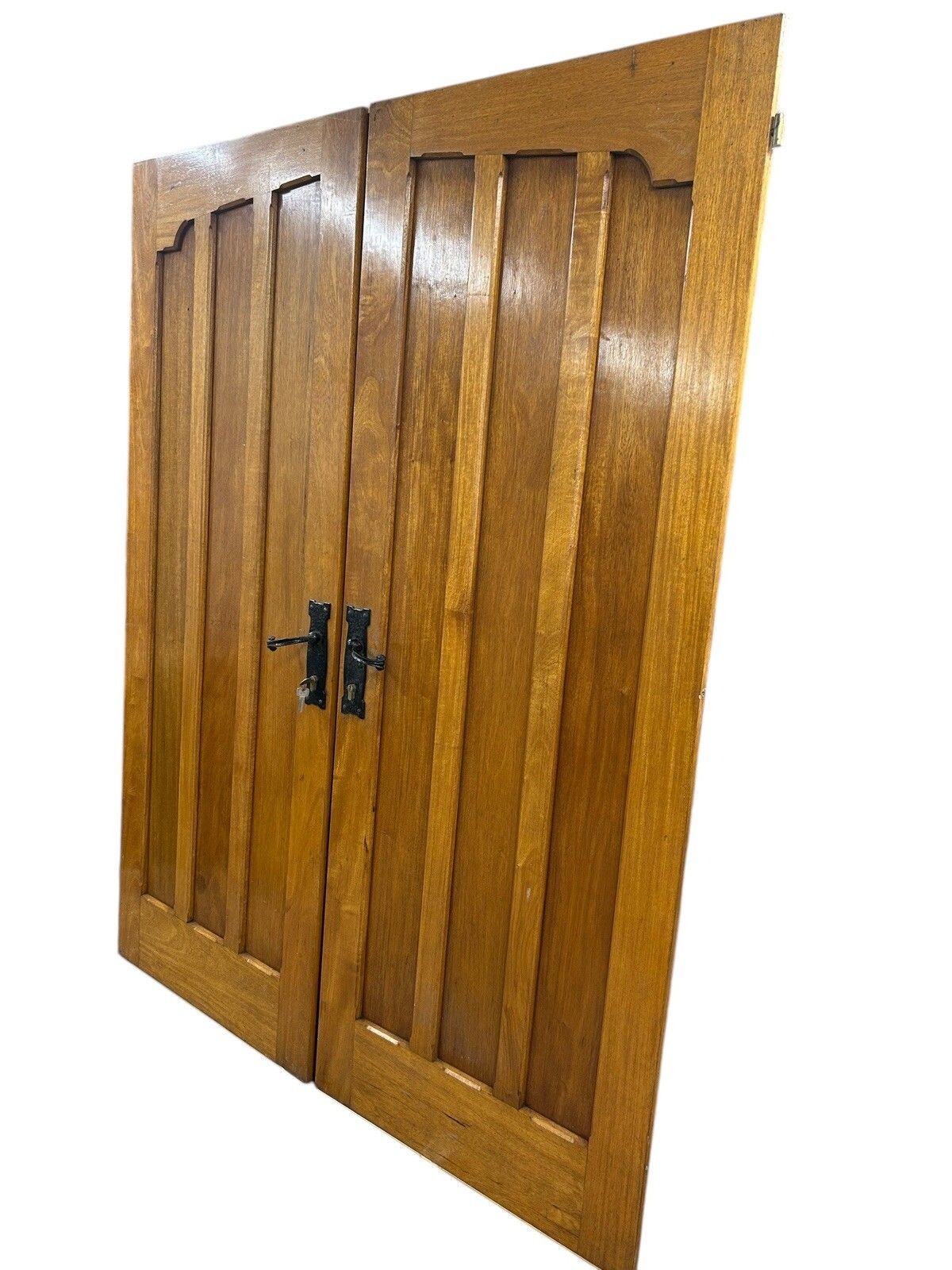 photo furniture Large Solid Iroka Front Doors Period Style  Reclaimed Old Hardwood Arts & Crafts