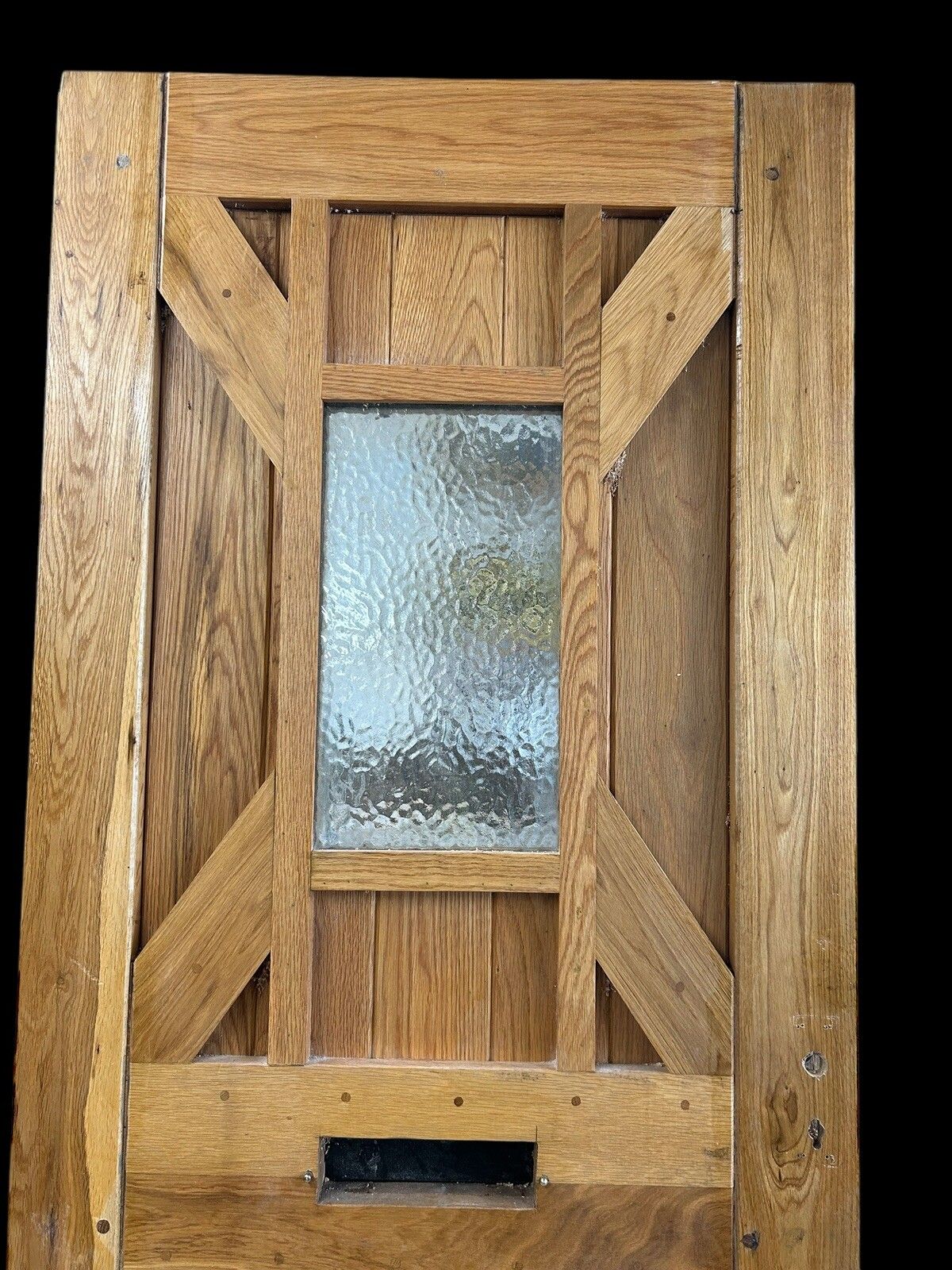 photo furniture Solid Oak Front Door Antique Period Reclaimed Old Wood Iron Bespoke 58 Mm Deep