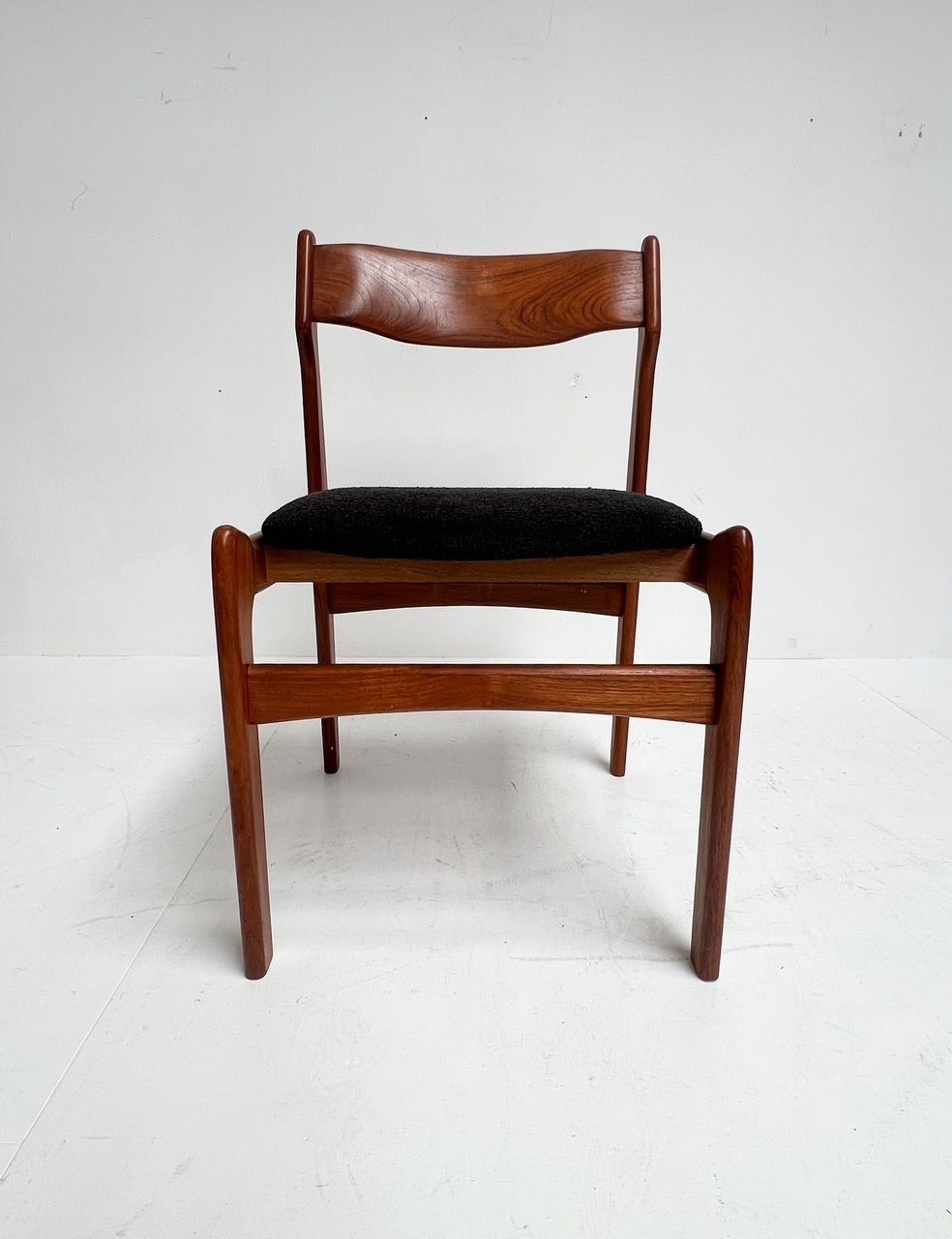 Re Upholstered Set Of 6 Design Chairs By Burchardt Nielsen, 1960s photo buy