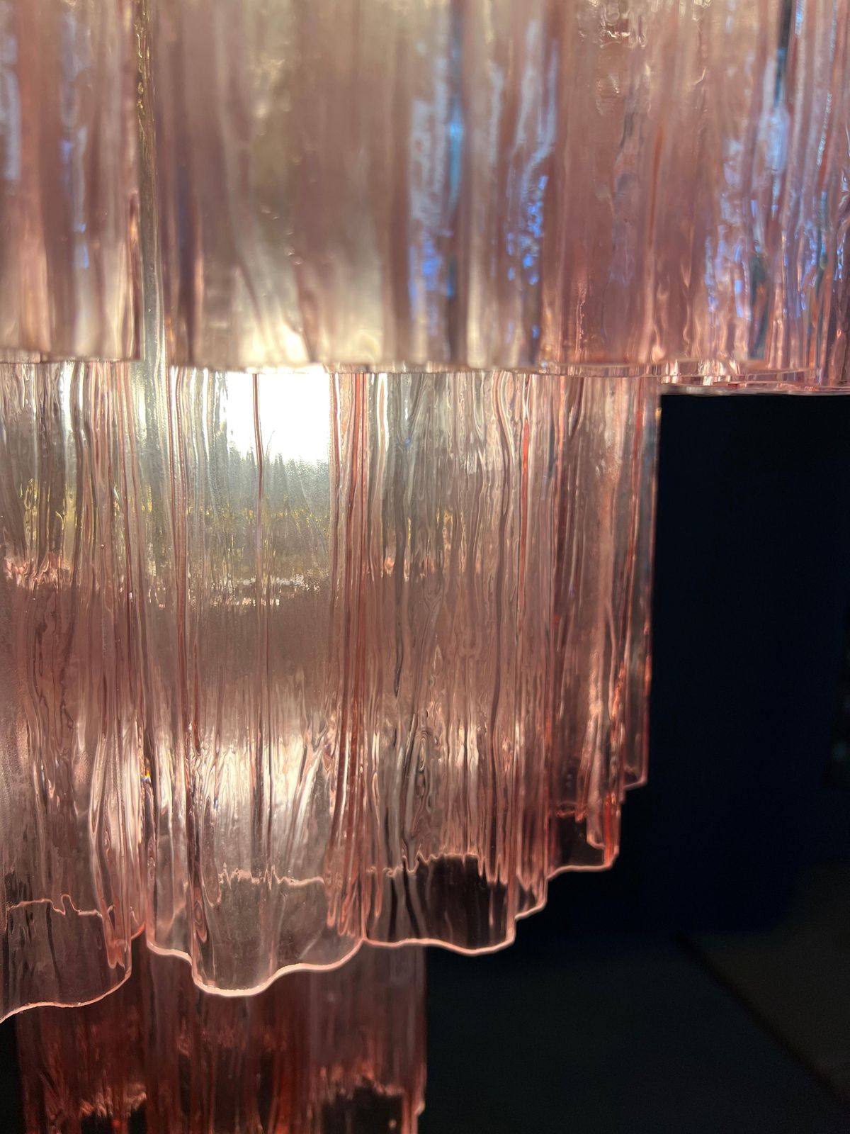 photo buy Charming Talian Pink Chandelier By Valentina Planta, Murano