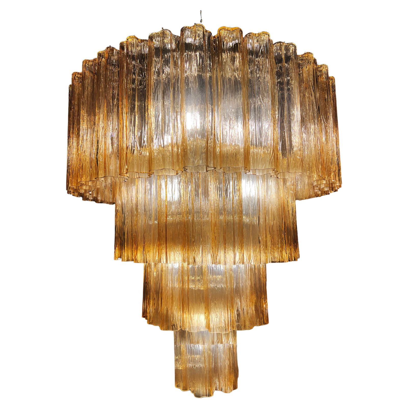 Charming Italian Chandelier By Valentina Planta, Murano