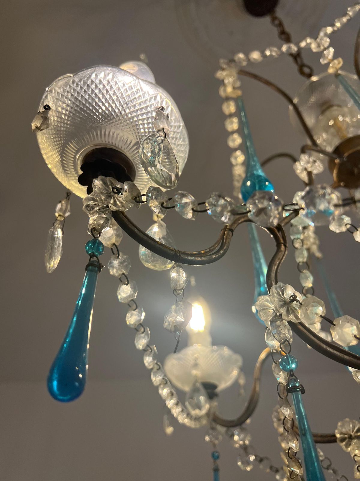Greta Garbo's Tears Murano Chandelier 1980s photo 2153.0