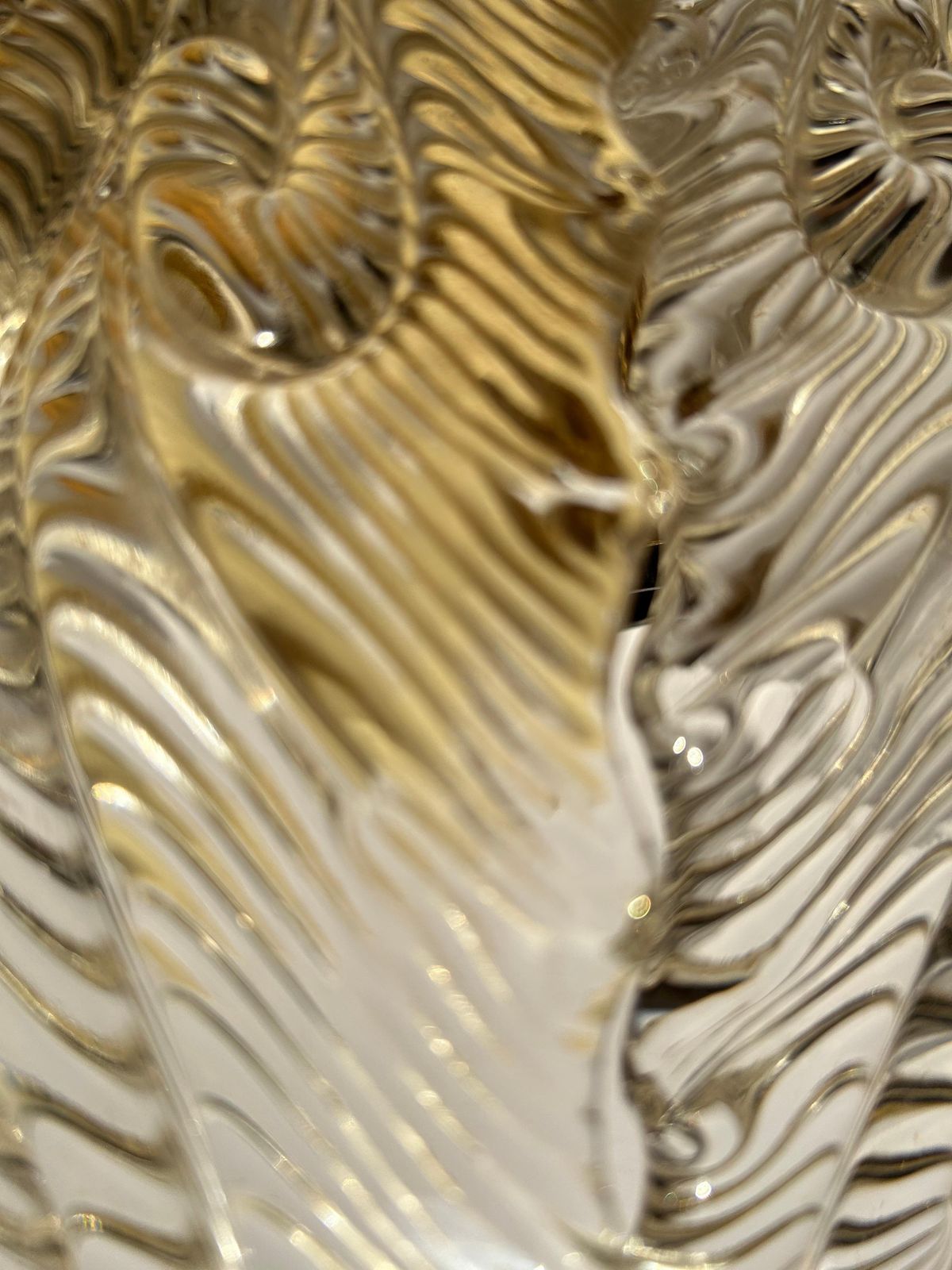 photo vinterior Luxurious Pair Of Wall Lamps Style Barovier & Toso, Murano, 1980s