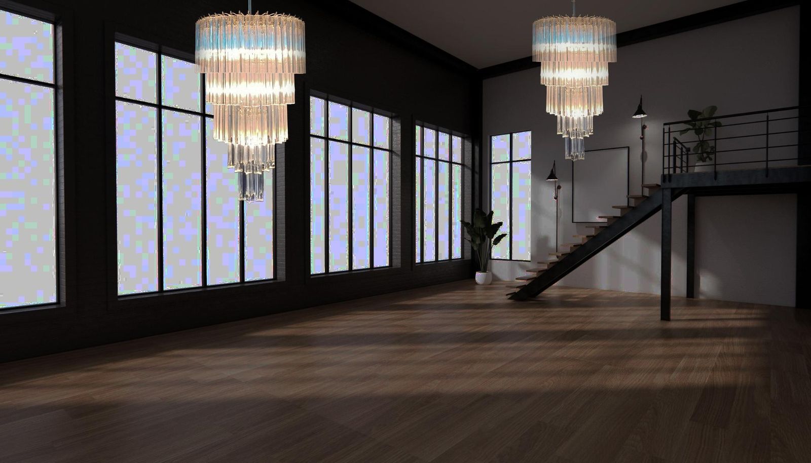 Beautiful Murano Glass Chandeliers   111 Transparent Triedri photo furniture