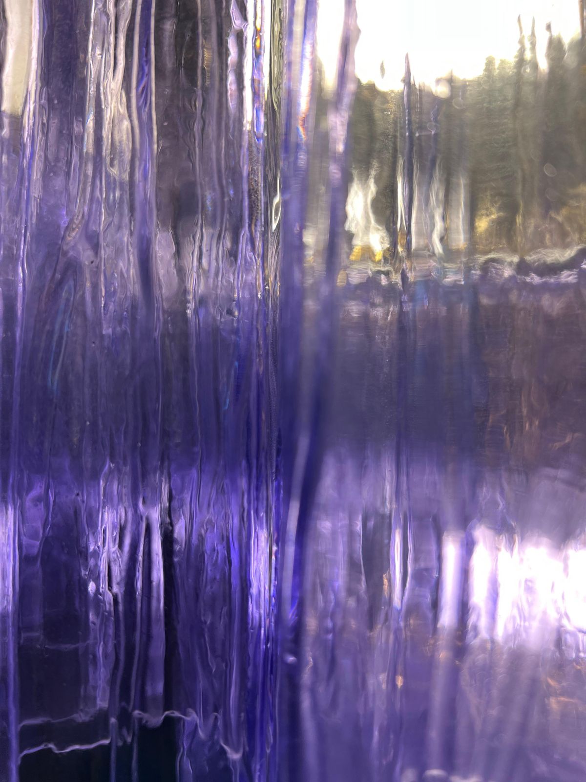 Charming Italian Amethyst & Clear Chandelier By Valentina Planta, Murano photo buy
