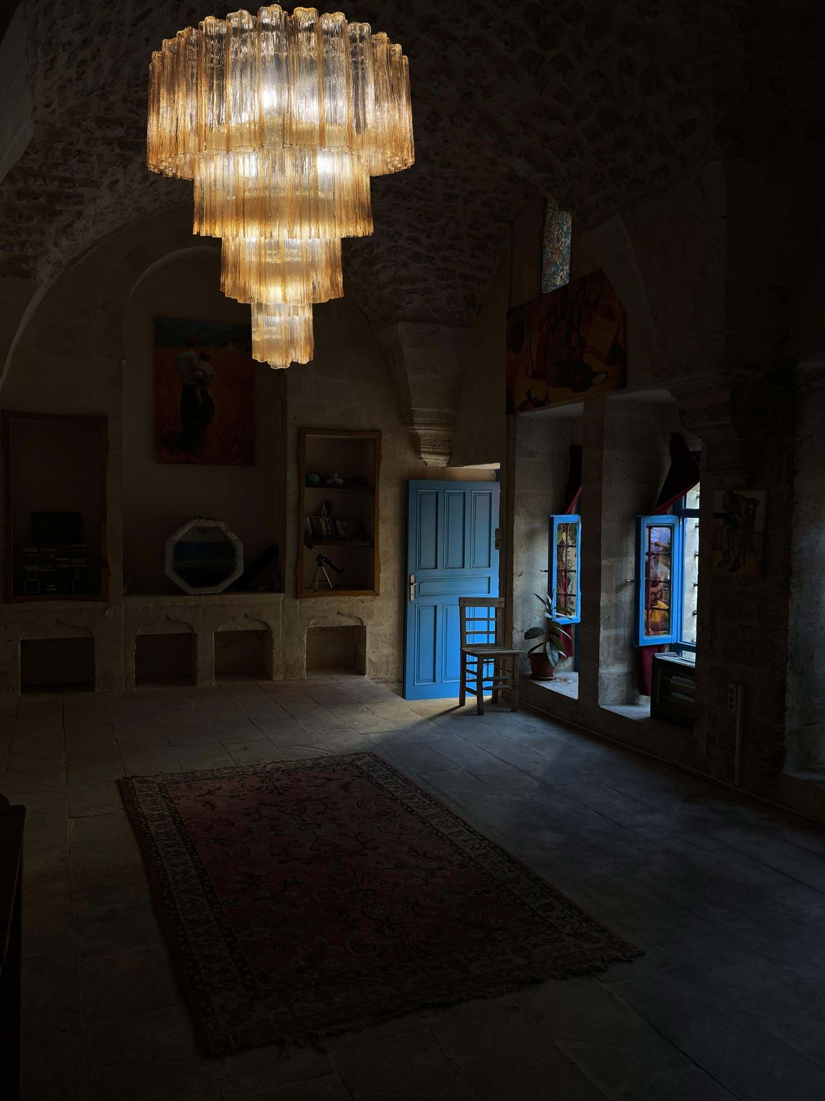 Charming Italian Chandelier By Valentina Planta, Murano photo vinterior