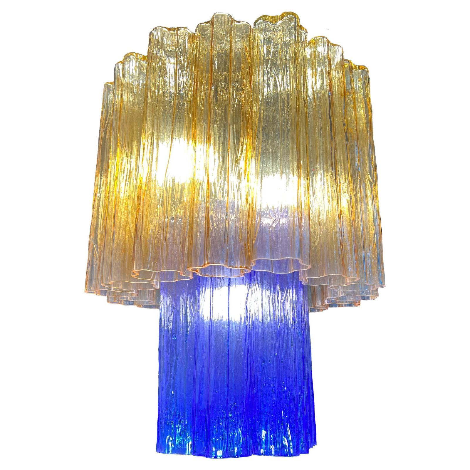 Amazing Italian Lollo Chandeliers By Valentina Planta, Murano