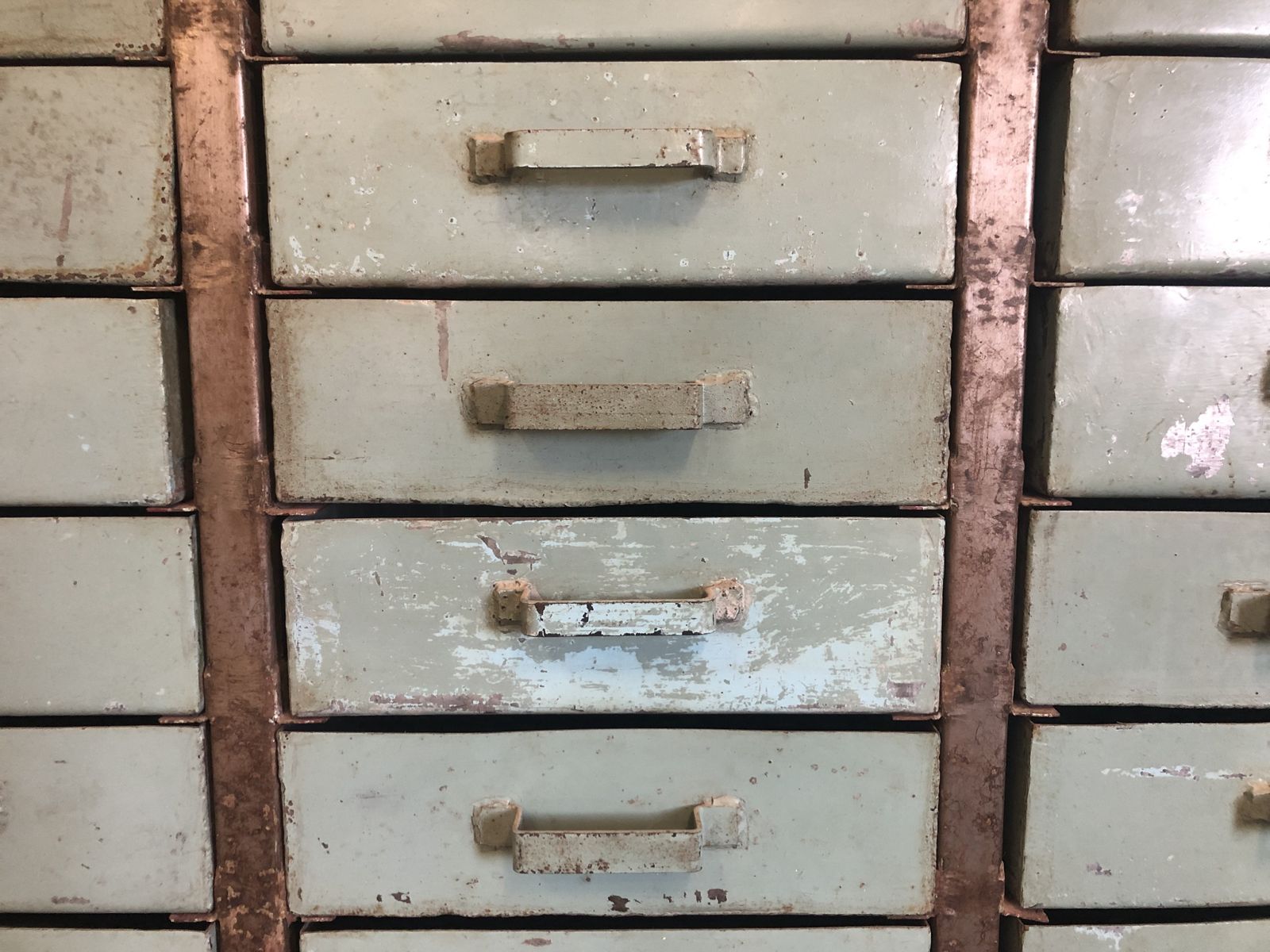 Industrial Reclaimed Bank Of Workshop Drawers photo Furniture
