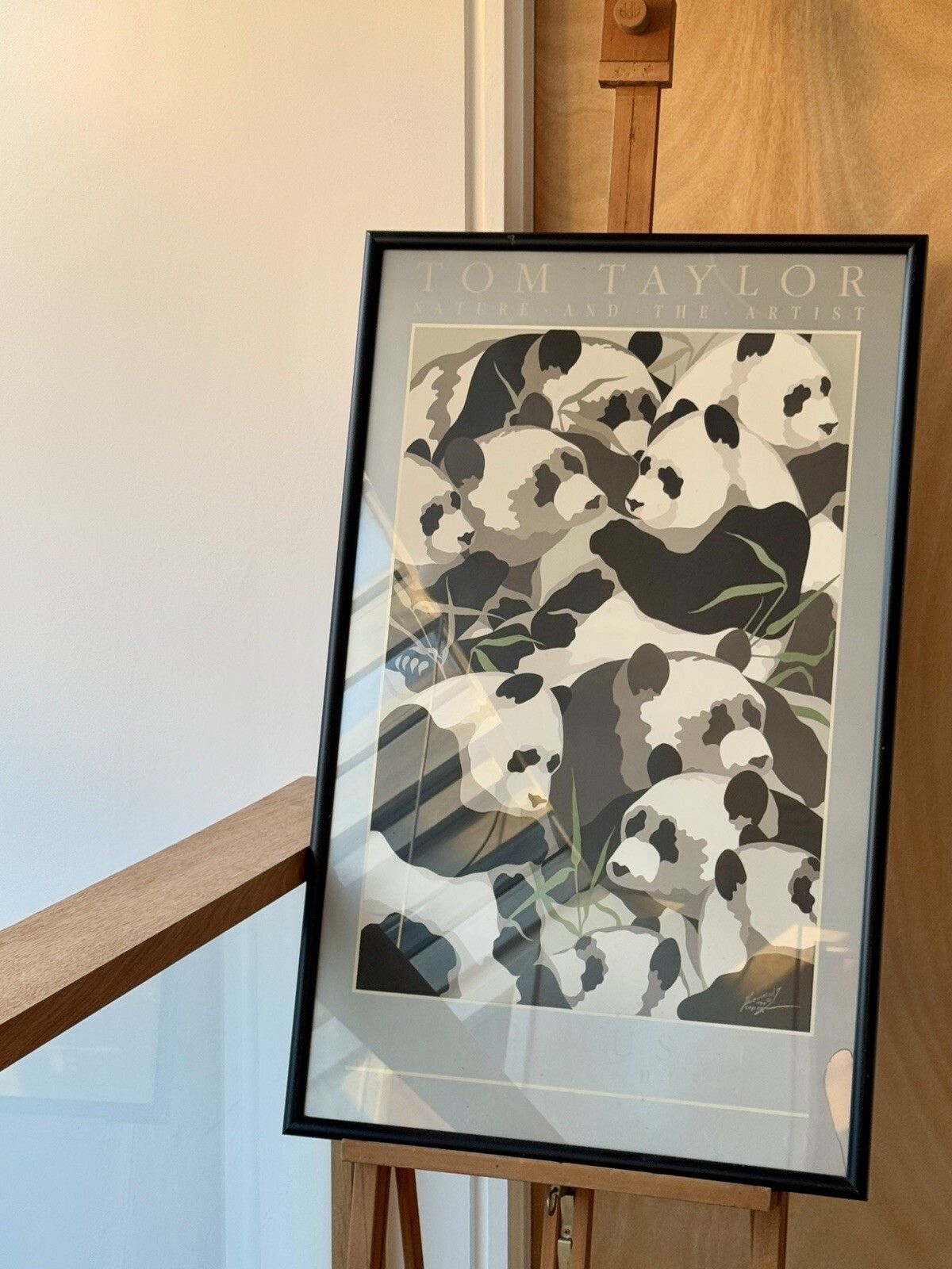 Nature And The Artist Poster  "Panda's" Tom Taylor 1980 photo Art