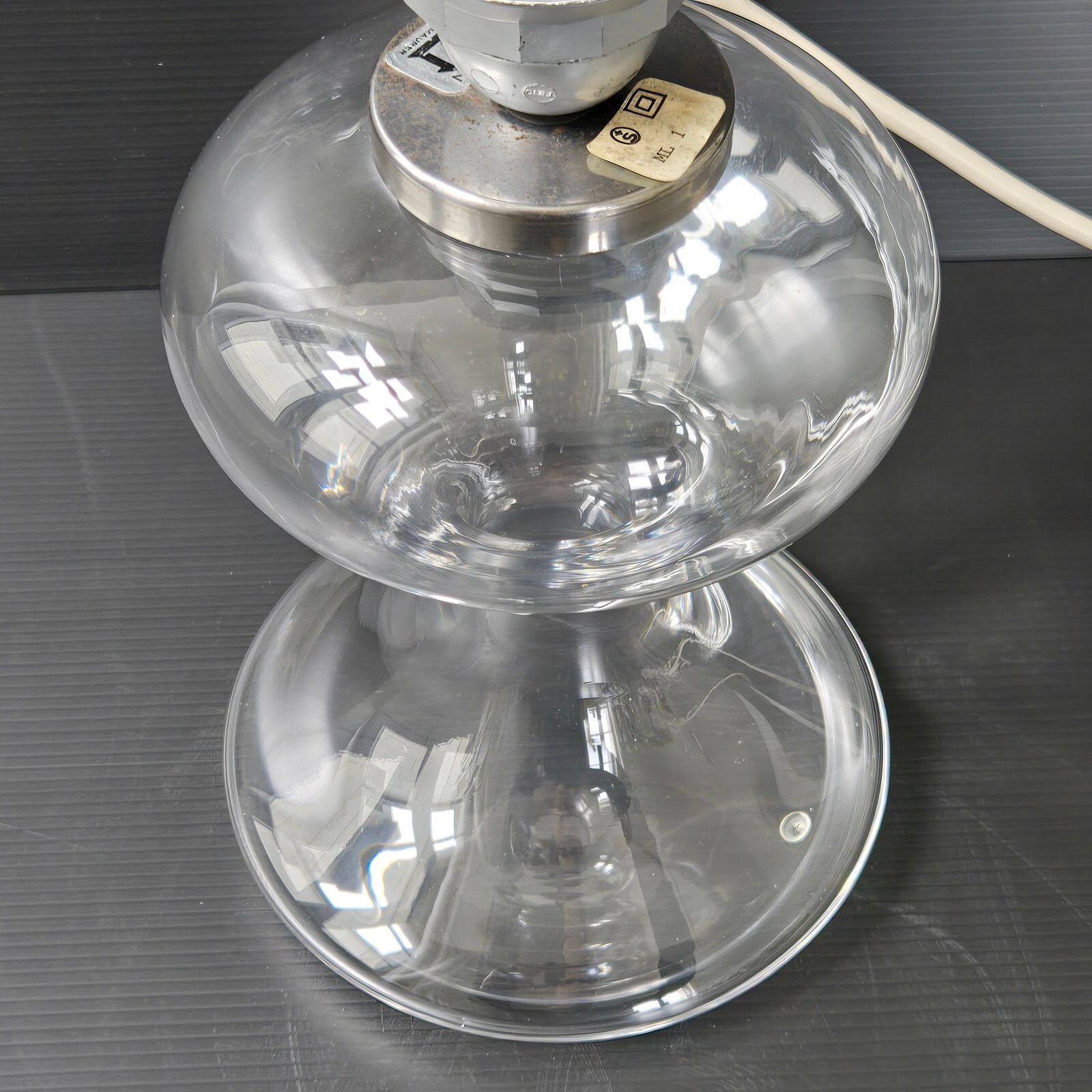 687.0 Vintage 1960s Ingo Maurer Ml1 Series Lamp For Design M 60s Glass 1960s photo