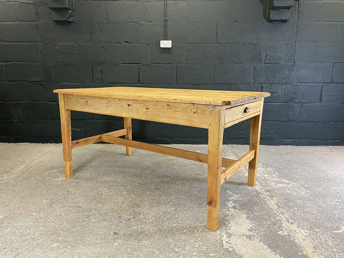 Dorset Farmhouse Pine Kitchen Table photo for sale