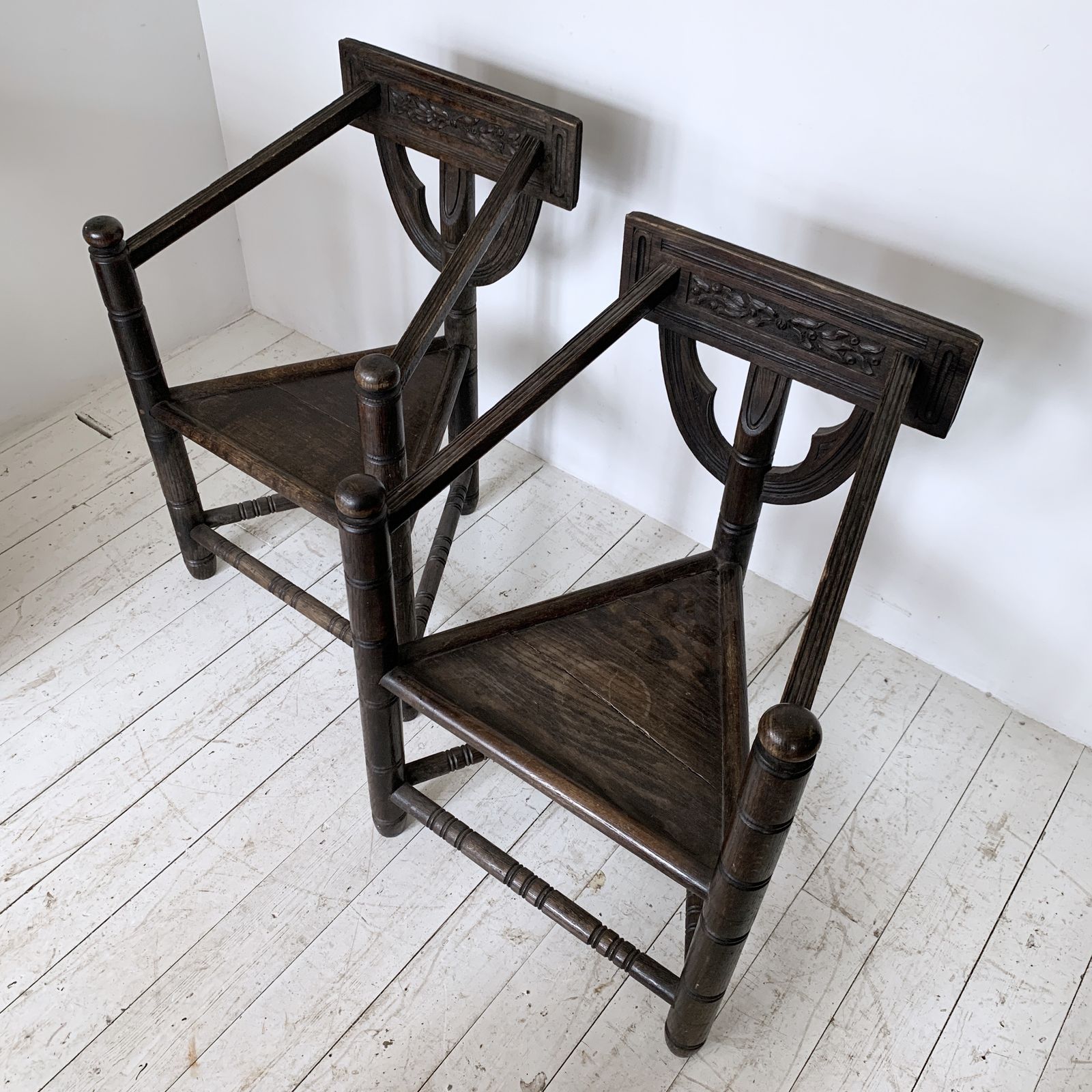 Pair Of Victorian Turner’s Chairs photo for sale