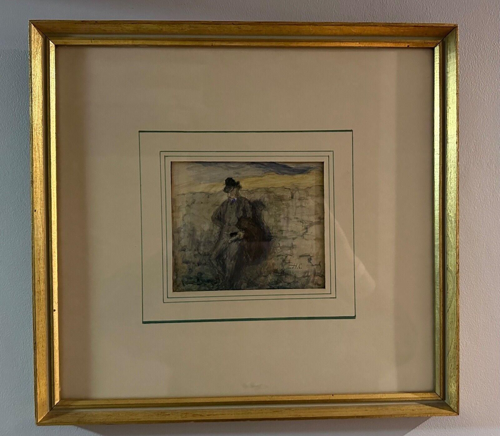 Hugh Cameron Original Water Colour Painting "Allan" Fine Art
