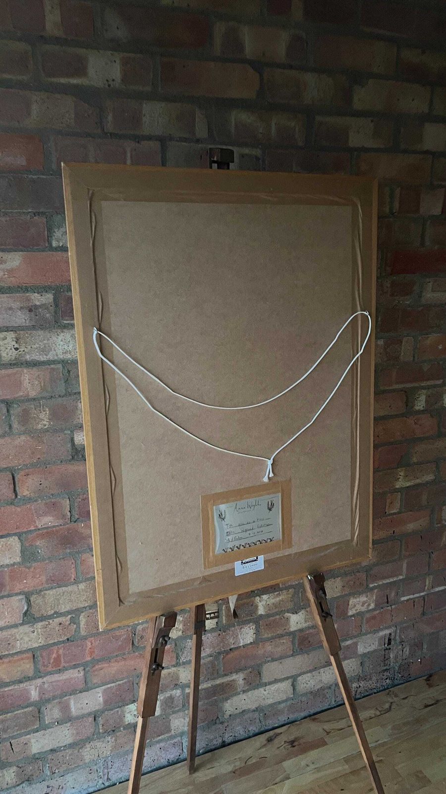 Large Signed And Framed Giclee Print Of "Give Us A Kiss" Painting By Anna Wright photo vintage