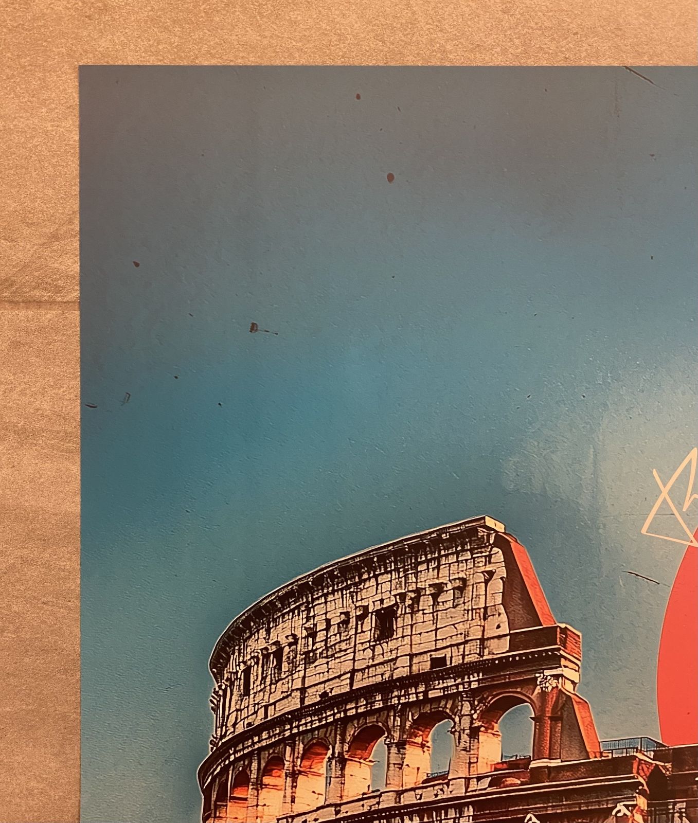 photo buy Pollux, 2020s   Roma   Original Poster Printed In Offset With Detached Screen Cm 98x 68 In 38,6 X 26,8 Hand Signed Lower Right