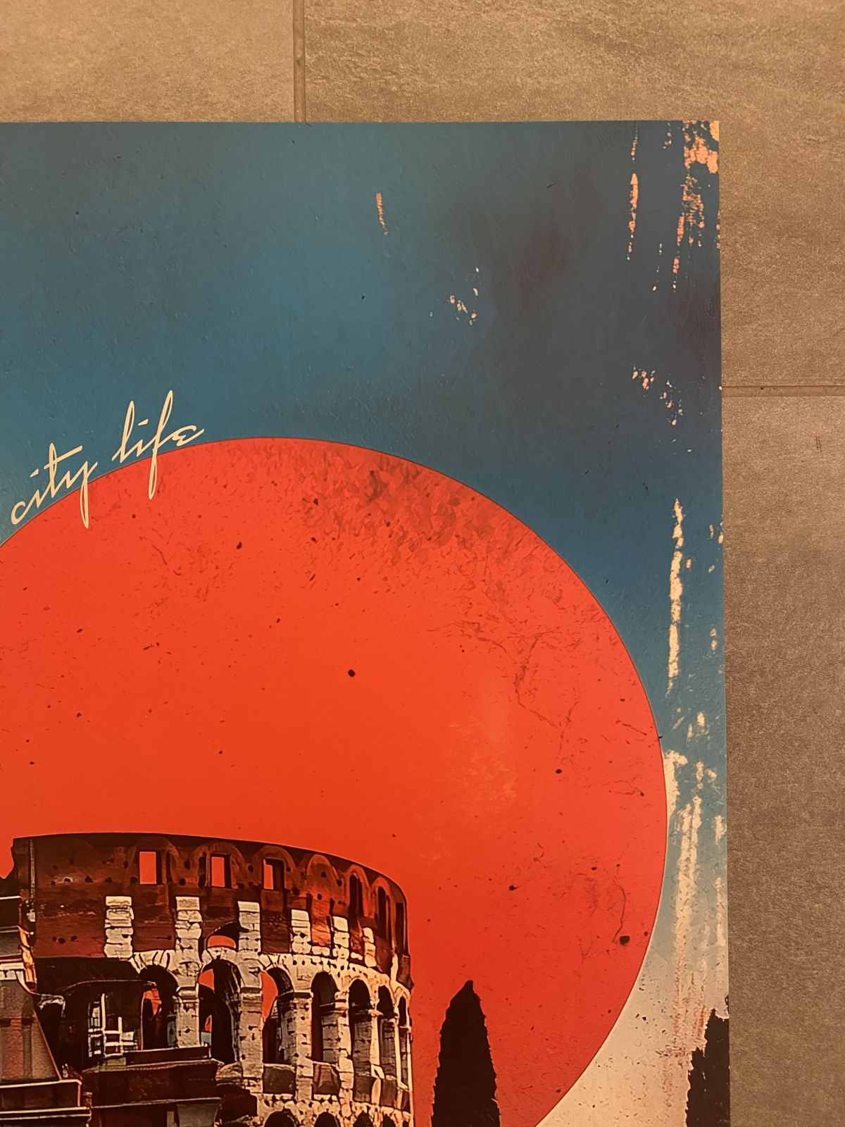 photo vintage Pollux, 2020s   Roma   Original Poster Printed In Offset With Detached Screen Cm 98x 68 In 38,6 X 26,8 Hand Signed Lower Right