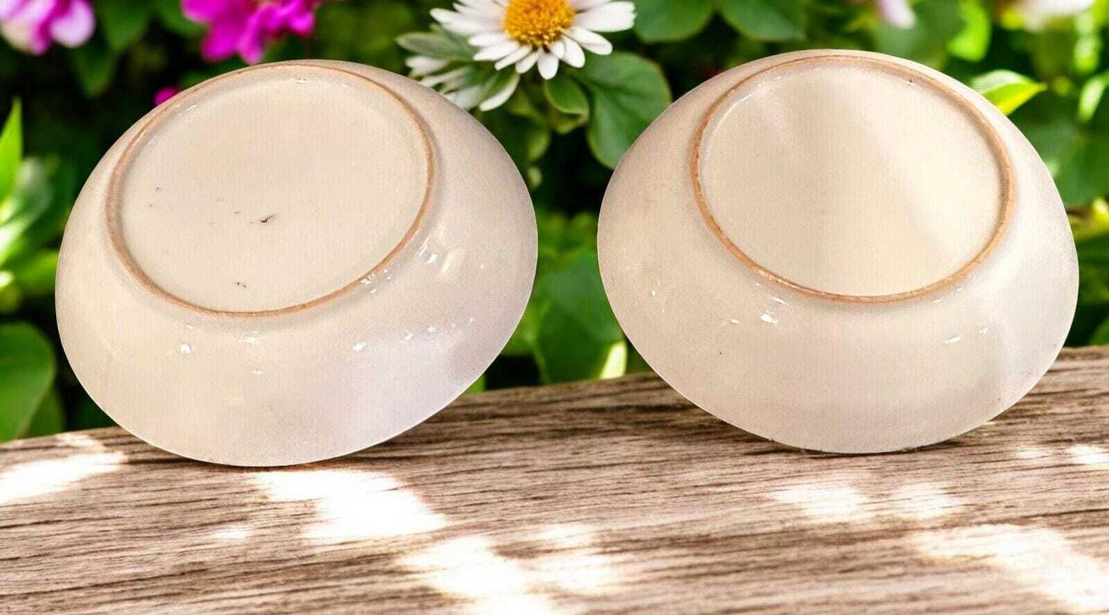 Antique Qing Dynasty Blue And White Porcelain Bowls Pair, C. 1800 photo for sale