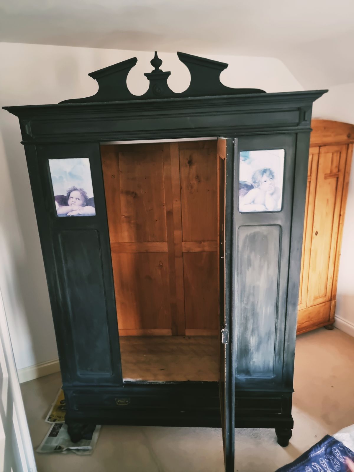 photo furniture French Antique Wardrobe / Armoire 1880 1920s