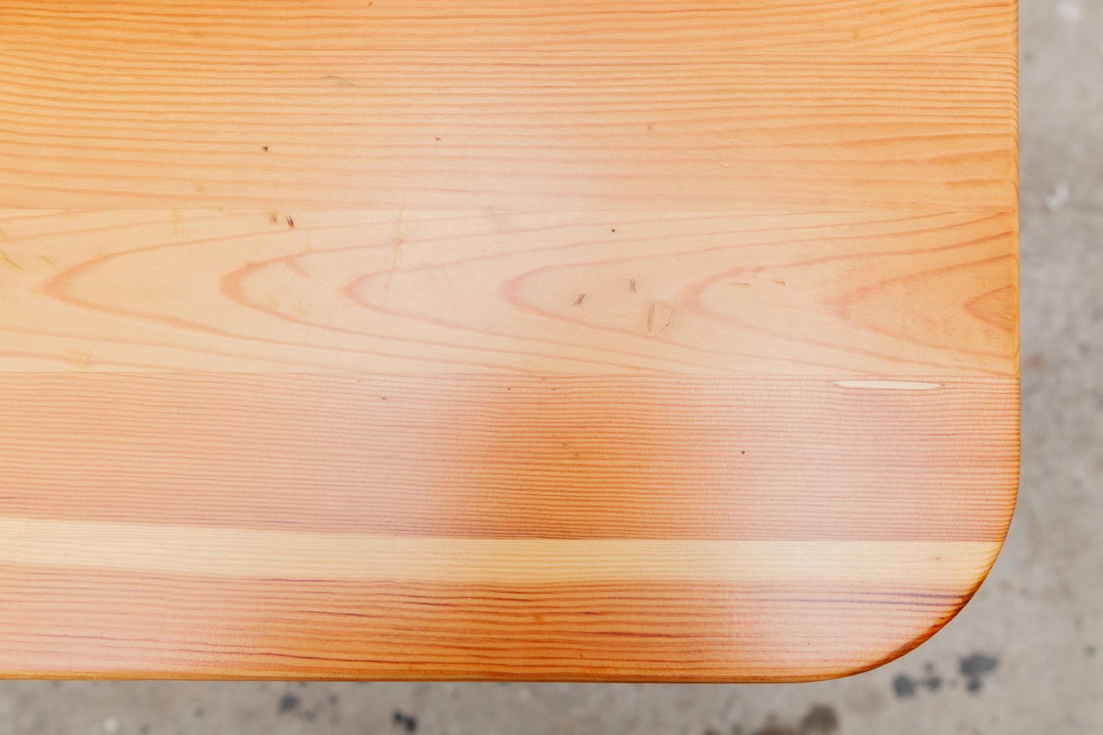 Furniture Alpine Inspired Brutalist Dining Table In Style Of Charlotte Perriand, 1960s photo