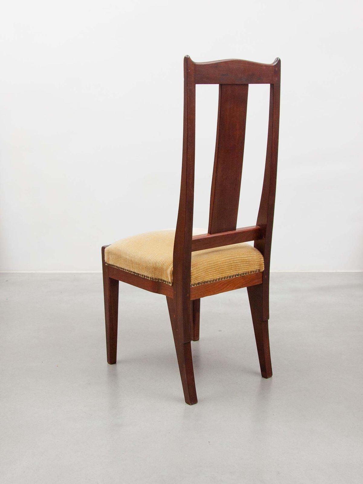 Arts And Crafts Amsterdamse School Set Of Six Chairs By Jac. Van Den Bosch, 1909 photo vintage